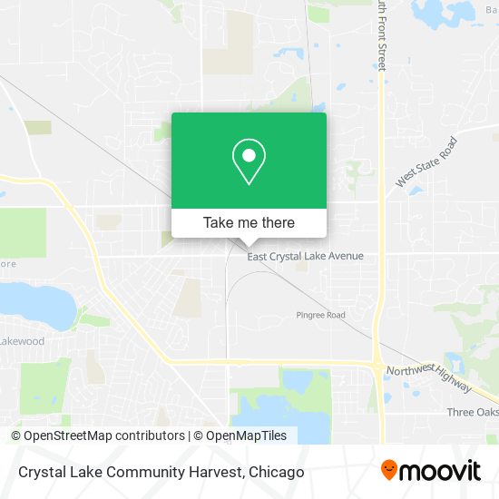 Crystal Lake Community Harvest map