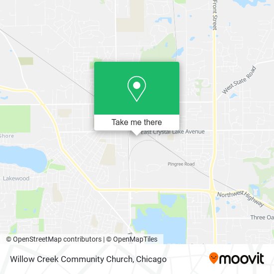 Mapa de Willow Creek Community Church