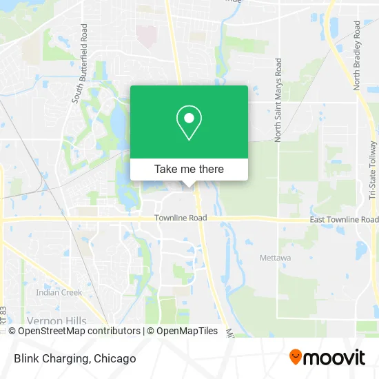 Blink Charging map
