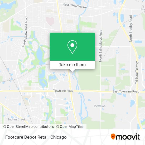 Mapa de Footcare Depot Retail