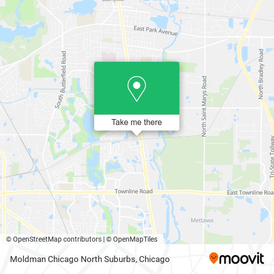 Mapa de Moldman Chicago North Suburbs