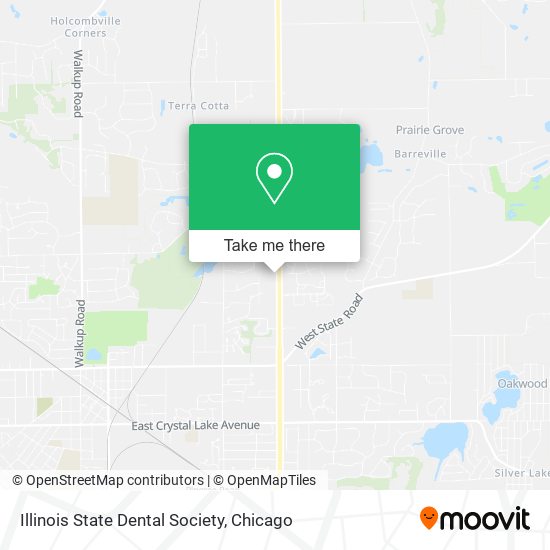 Illinois State Dental Society map