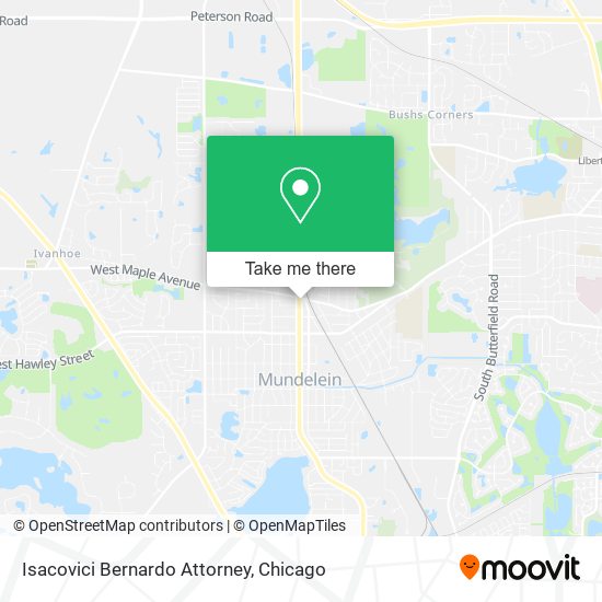 Isacovici Bernardo Attorney map