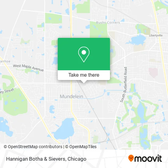 Hannigan Botha & Sievers map