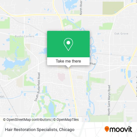 Hair Restoration Specialists map