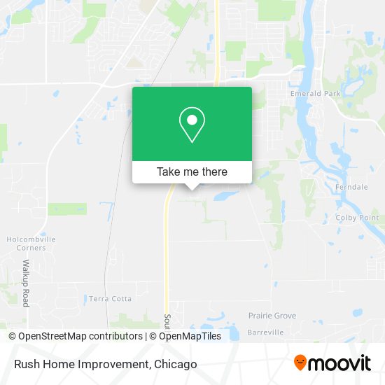 Rush Home Improvement map