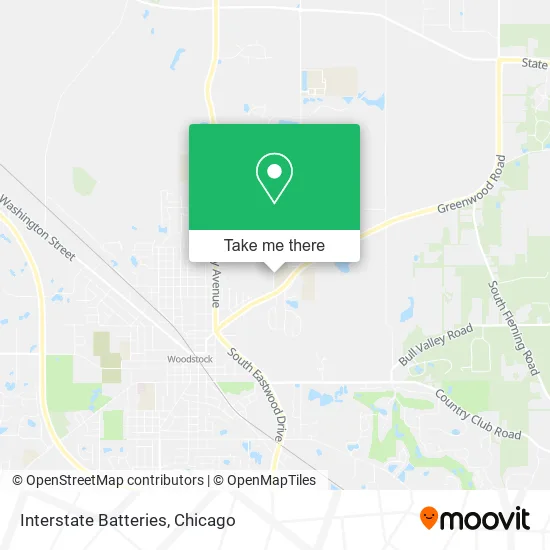 Interstate Batteries map