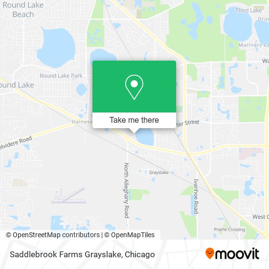 Mapa de Saddlebrook Farms Grayslake