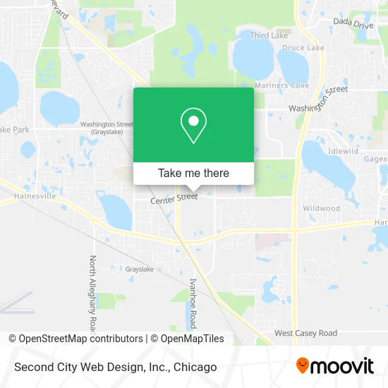 Second City Web Design, Inc. map