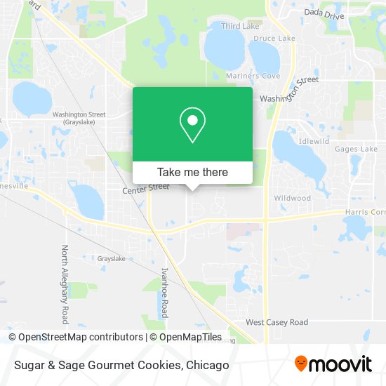 Sugar & Sage Gourmet Cookies map
