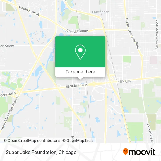 Mapa de Super Jake Foundation