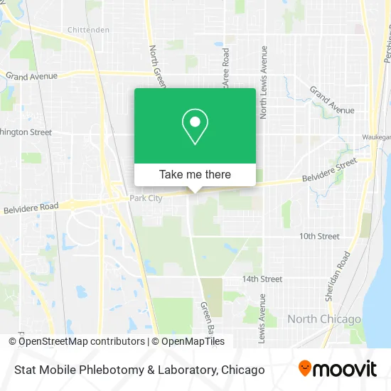 Stat Mobile Phlebotomy & Laboratory map