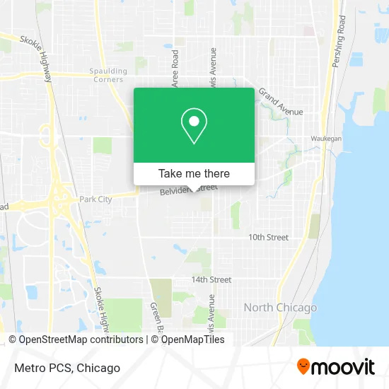 Metro PCS map