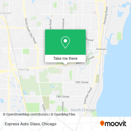 Express Auto Glass map