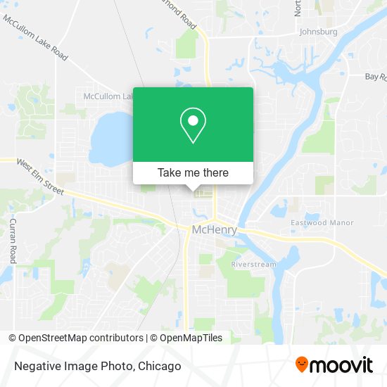 Negative Image Photo map