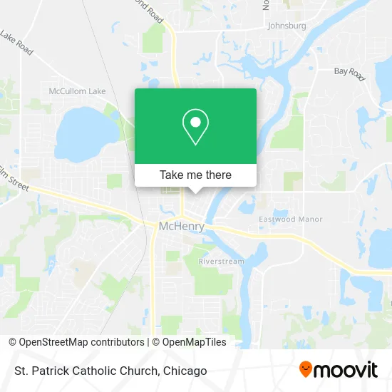 St. Patrick Catholic Church map