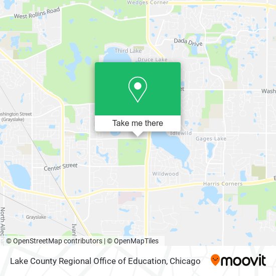 Mapa de Lake County Regional Office of Education