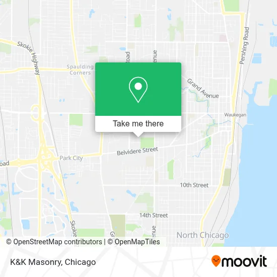 K&K Masonry map