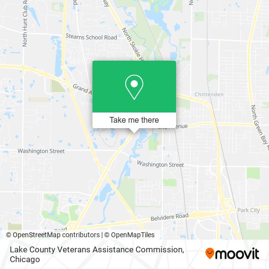 Lake County Veterans Assistance Commission map