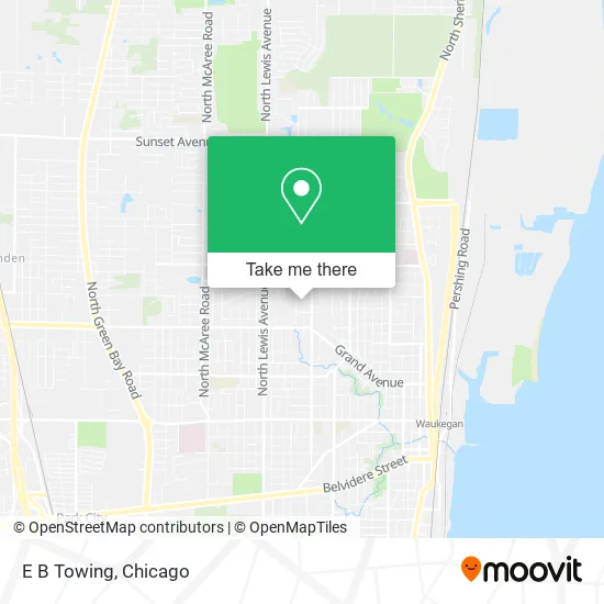 Mapa de E B Towing