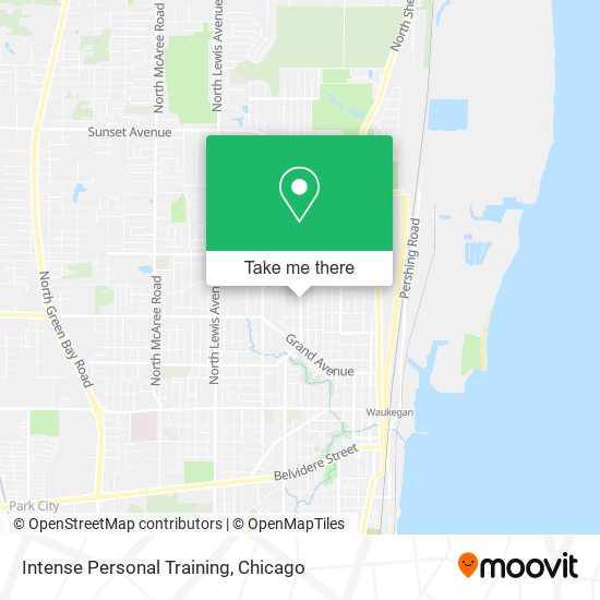 Intense Personal Training map