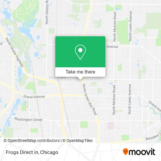 Mapa de Frogs Direct in