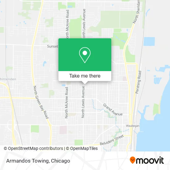 Mapa de Armandos Towing