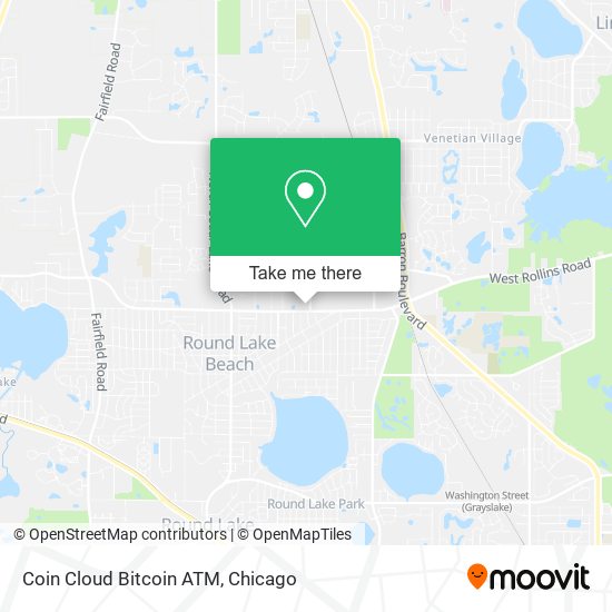 Mapa de Coin Cloud Bitcoin ATM