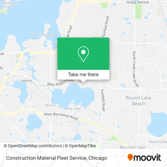 Construction Material Fleet Service map
