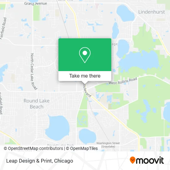 Leap Design & Print map