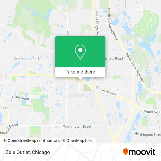 Zale Outlet map