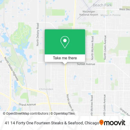 41 14 Forty One Fourteen Steaks & Seafood map