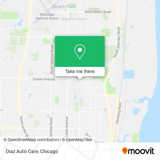 Diaz Auto Care map