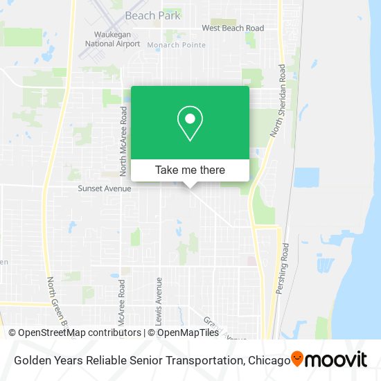Mapa de Golden Years Reliable Senior Transportation
