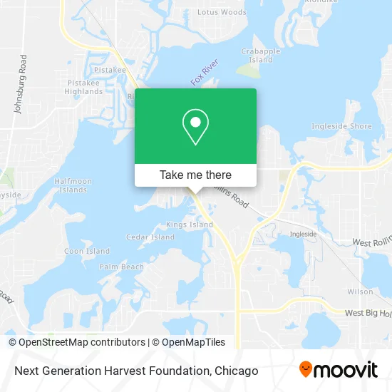 Next Generation Harvest Foundation map