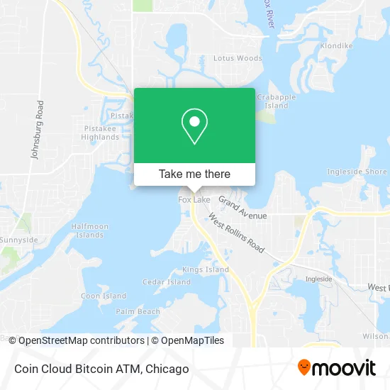 Coin Cloud Bitcoin ATM map