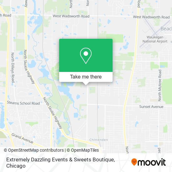 Extremely Dazzling Events & Sweets Boutique map