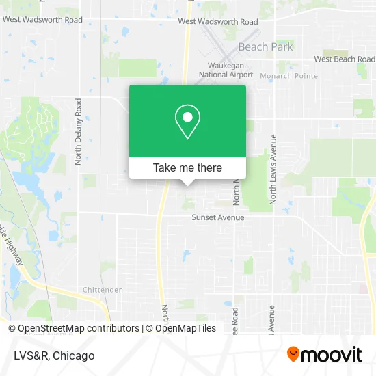LVS&R map