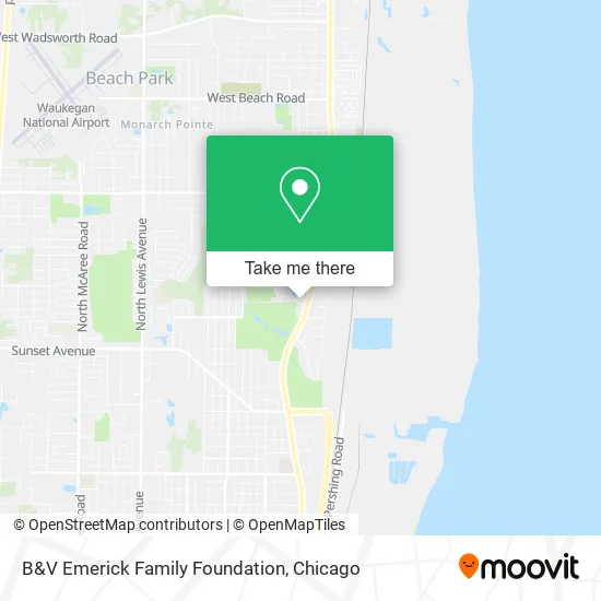 B&V Emerick Family Foundation map