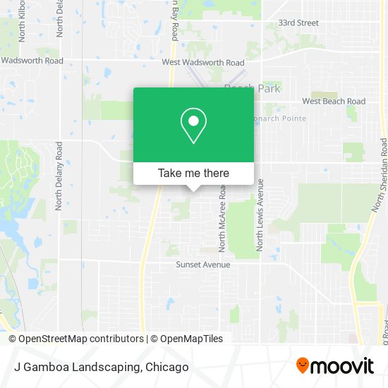 J Gamboa Landscaping map