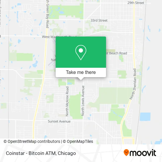 Coinstar - Bitcoin ATM map