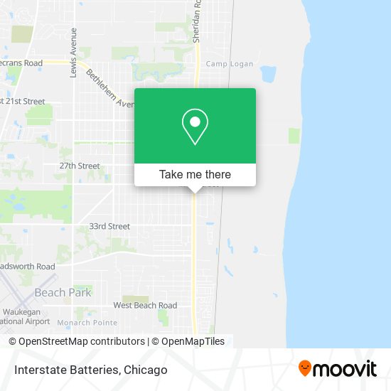 Interstate Batteries map