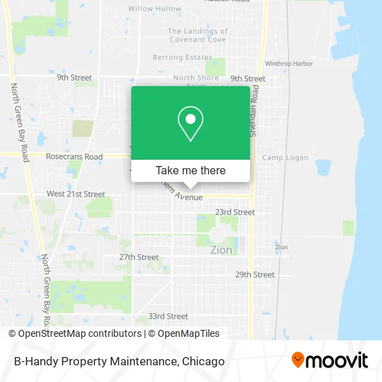 B-Handy Property Maintenance map