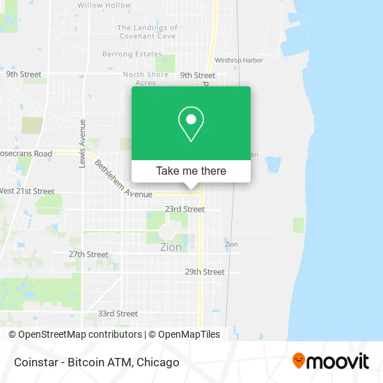 Coinstar - Bitcoin ATM map