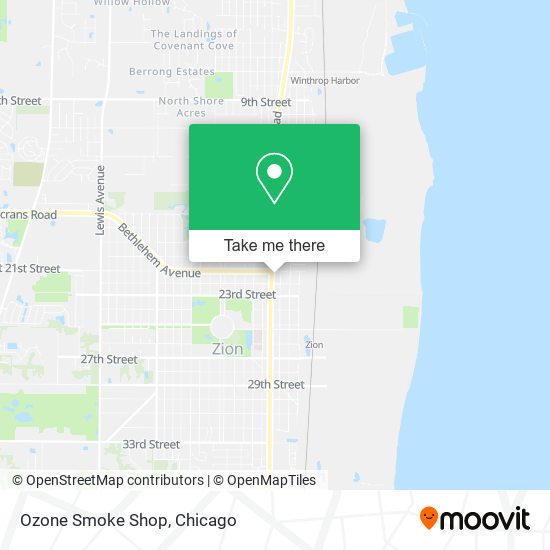 Mapa de Ozone Smoke Shop