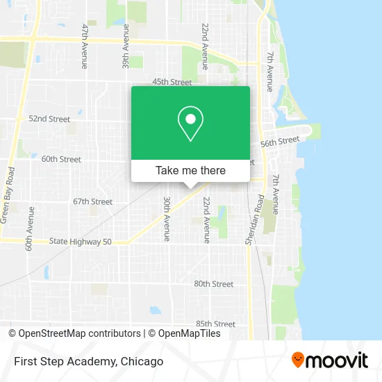 First Step Academy map