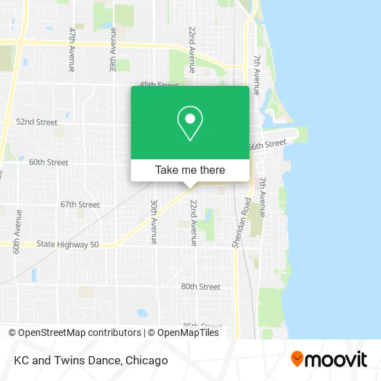 KC and Twins Dance map