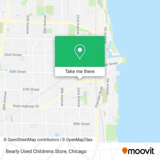 Bearly Used Childrens Store map