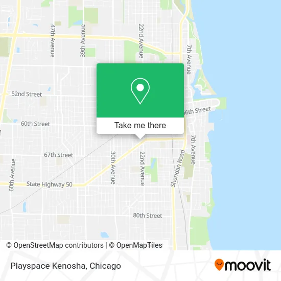 Playspace Kenosha map