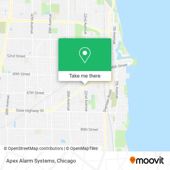 Apex Alarm Systems map